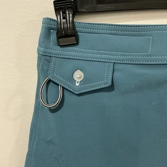 Birdwell Britches Skirt Women's Medium Blue Wrap Swim Cover Up California NEW - Picture 2 of 4